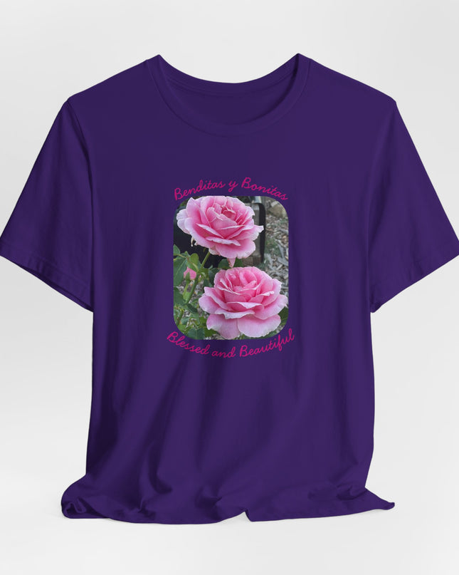 "Blessed and Beautiful" Unisex Jersey Short Sleeve Tee