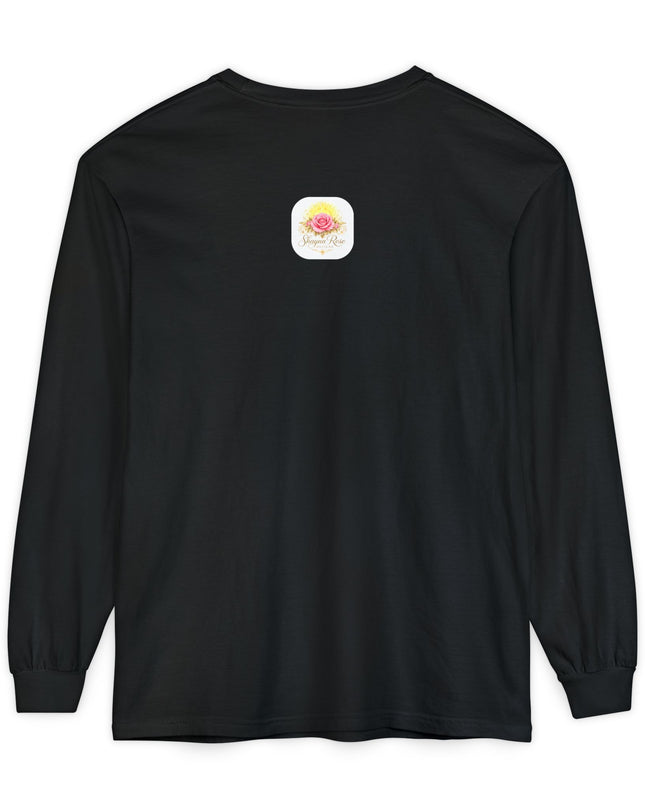 "Happy Valentine's Day" Unisex Garment-dyed Long Sleeve T-Shirt
