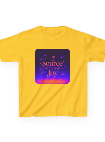 "I Am the Source of my Own Joy" Kids Heavy Cotton Tee