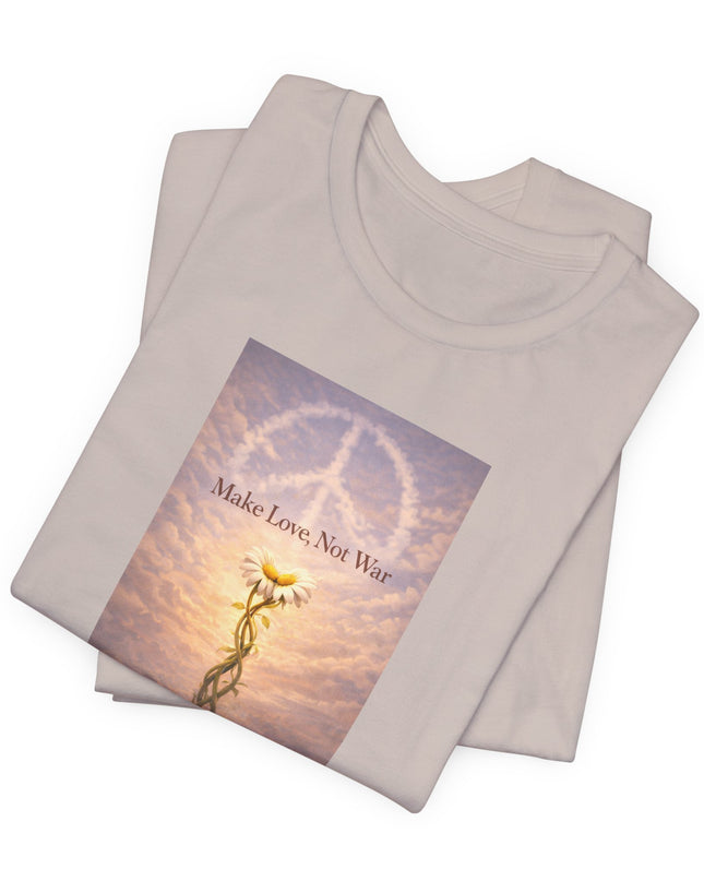 "Make Love Not War" Unisex Jersey Short Sleeve Tee