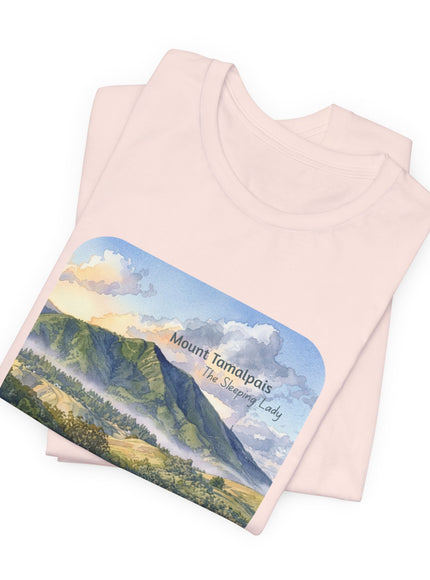 "Mount Tamalpais, the Sleeping Lady" Unisex Jersey Short Sleeve Tee