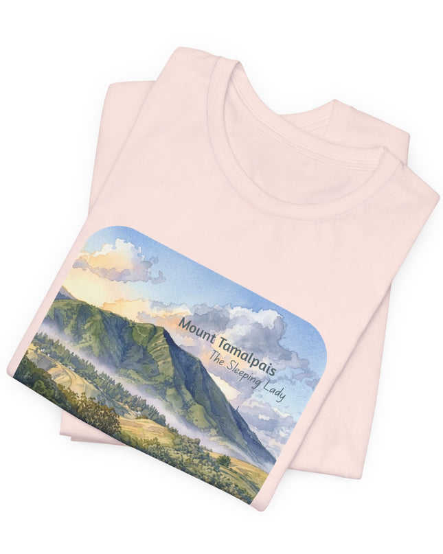 "Mount Tamalpais, the Sleeping Lady" Unisex Jersey Short Sleeve Tee