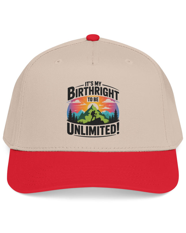 "It's my Birthright to be Unlimited" Mid Profile Baseball Cap