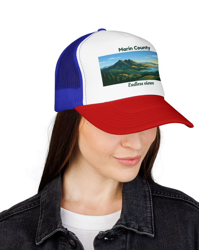 "Marin County, Endless Views" Foam Trucker Hat