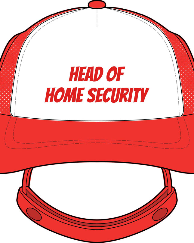 "Head of Home Security" Dog Foam Trucker Hat