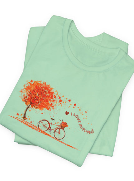 "I Love Autumn" Unisex Jersey Short Sleeve Tee