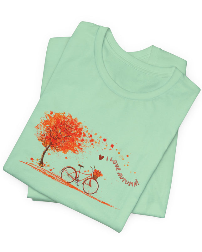 "I Love Autumn" Unisex Jersey Short Sleeve Tee