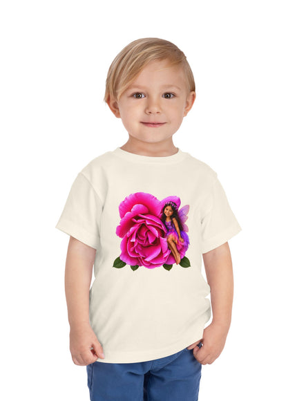 "Rose Fairy" Toddler Short Sleeve Tee