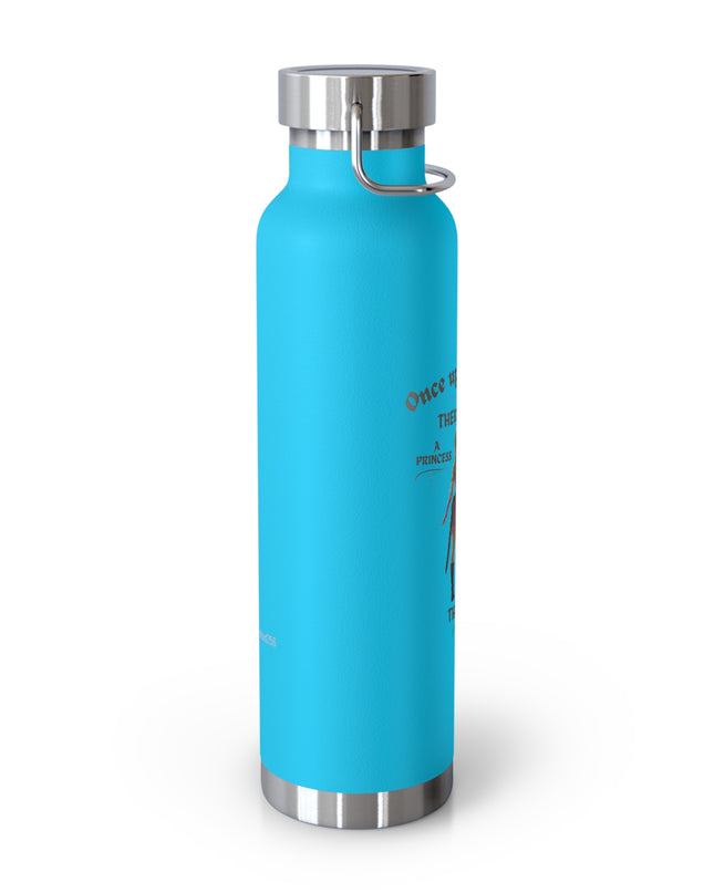 "She Saved Herself" Copper Vacuum Insulated Bottle, 22oz