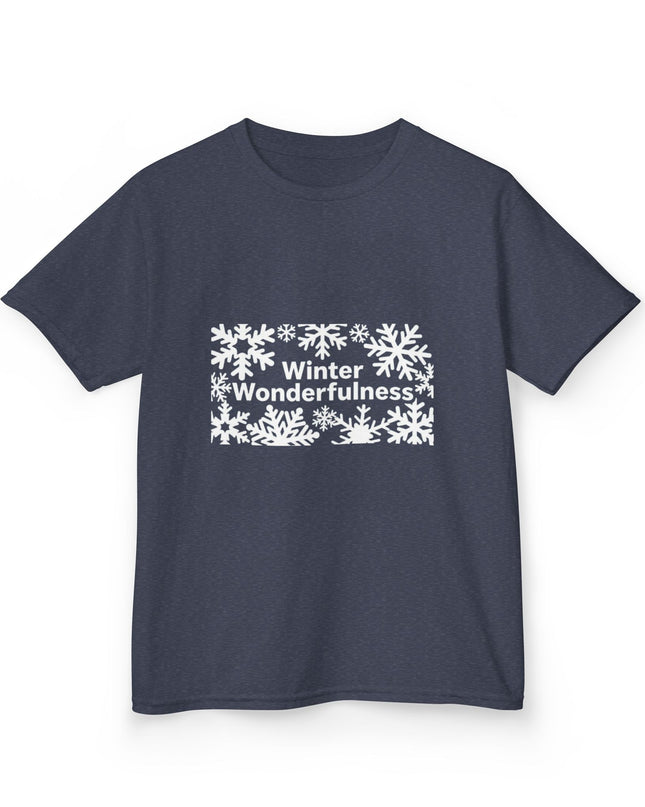 "Winter Wonderfulness" Kids Heavy Cotton Tee