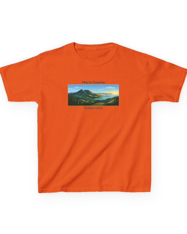 "Marin County - Endless Views" Kids Heavy Cotton Tee