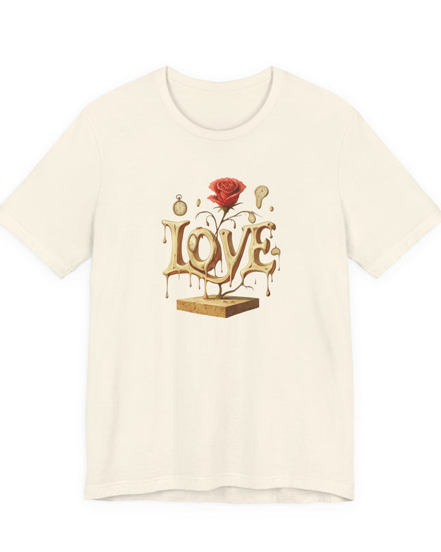 "Love - Salvador Dali Style" Unisex Jersey Short Sleeve Tee
