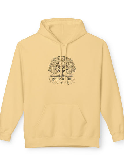 "Grateful For What Already Is" Unisex Midweight Softstyle Fleece Hoodie