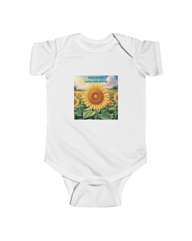 "Keep on the Sunny Side of Life" Infant Fine Jersey Bodysuit