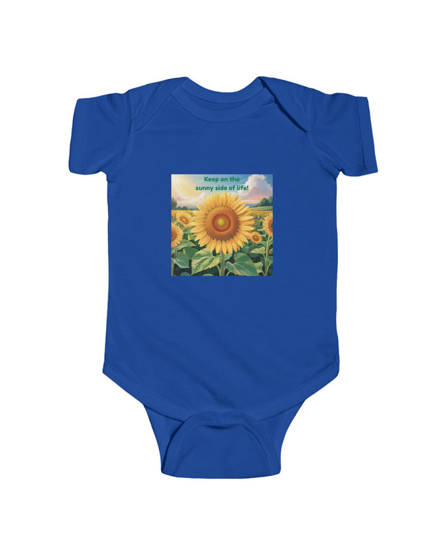 "Keep on the Sunny Side of Life" Infant Fine Jersey Bodysuit