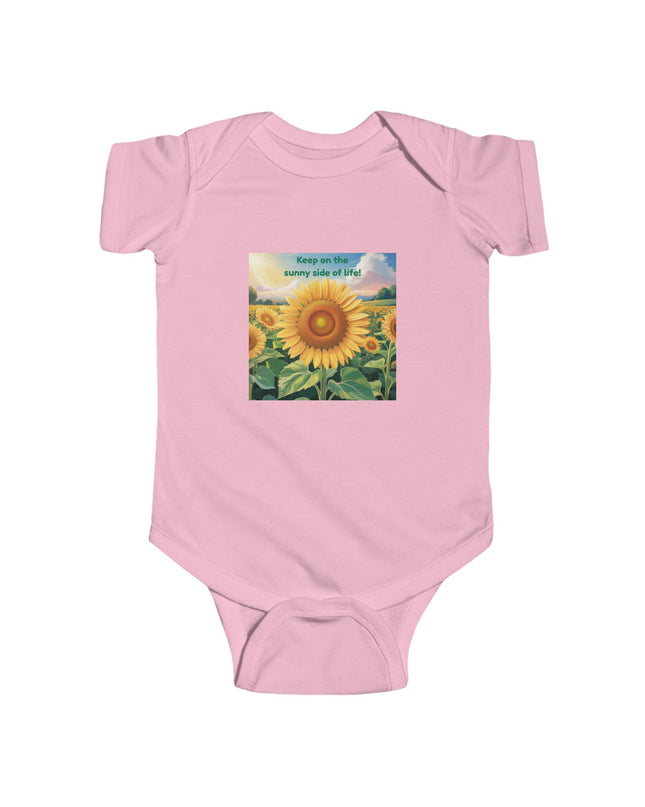"Keep on the Sunny Side of Life" Infant Fine Jersey Bodysuit