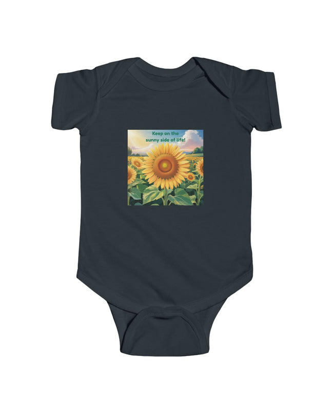 "Keep on the Sunny Side of Life" Infant Fine Jersey Bodysuit