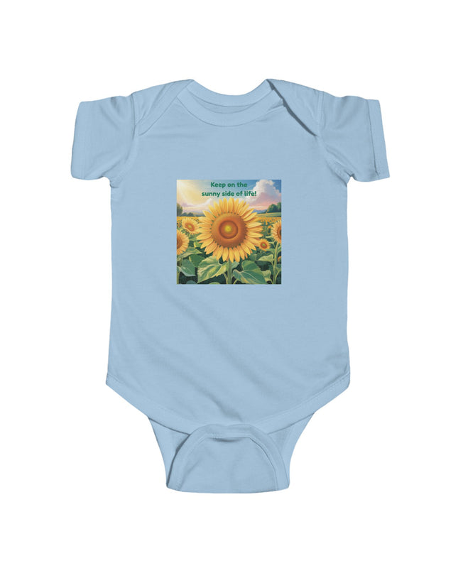 "Keep on the Sunny Side of Life" Infant Fine Jersey Bodysuit
