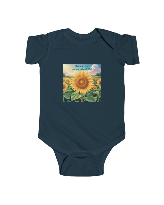 "Keep on the Sunny Side of Life" Infant Fine Jersey Bodysuit