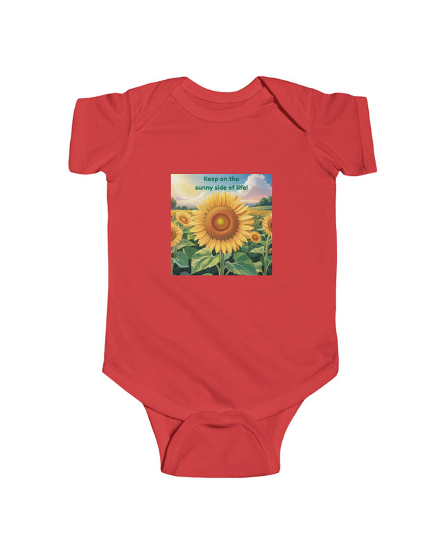 "Keep on the Sunny Side of Life" Infant Fine Jersey Bodysuit