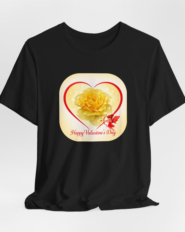 "Happy Valentine's Day" Unisex Jersey Short Sleeve Tee