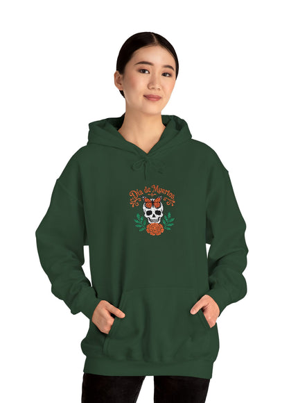 "Día de Muertos" Unisex Heavy Blend Hooded Embroidered Sweatshirt