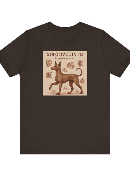 "Xoloitzcuintli - el perro mexicano" Unisex Jersey Short Sleeve Tee