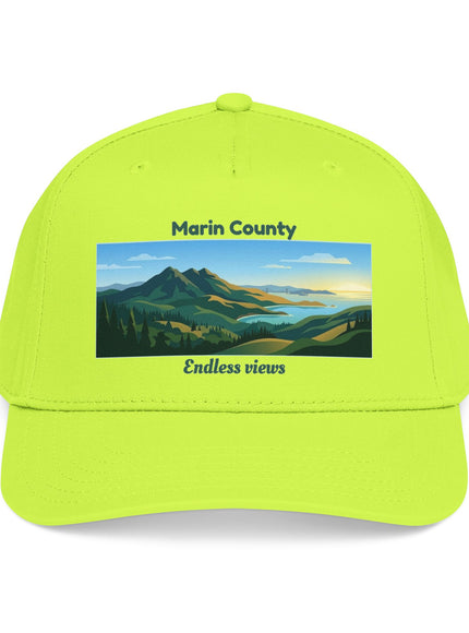 "Marin County - Endless Views" Mid Profile Baseball Cap