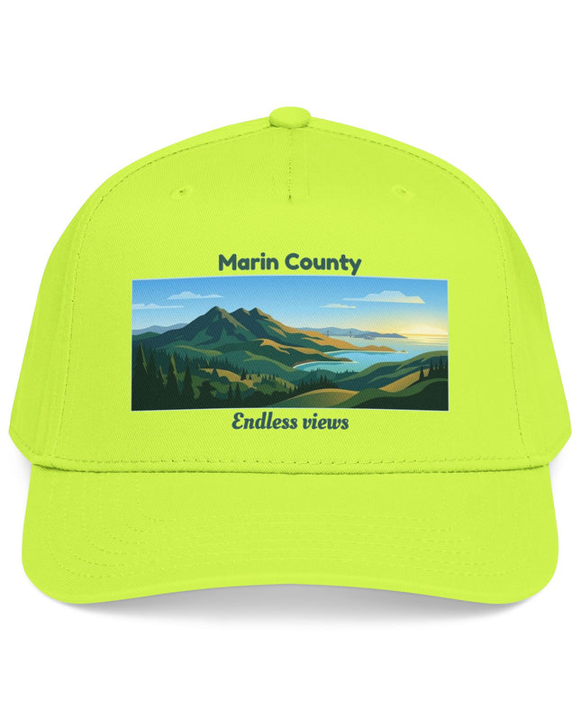 "Marin County - Endless Views" Mid Profile Baseball Cap