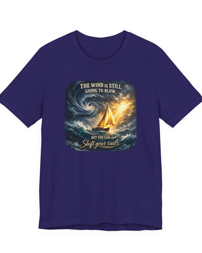 "Shift your Sails" Unisex Jersey Short Sleeve Tee