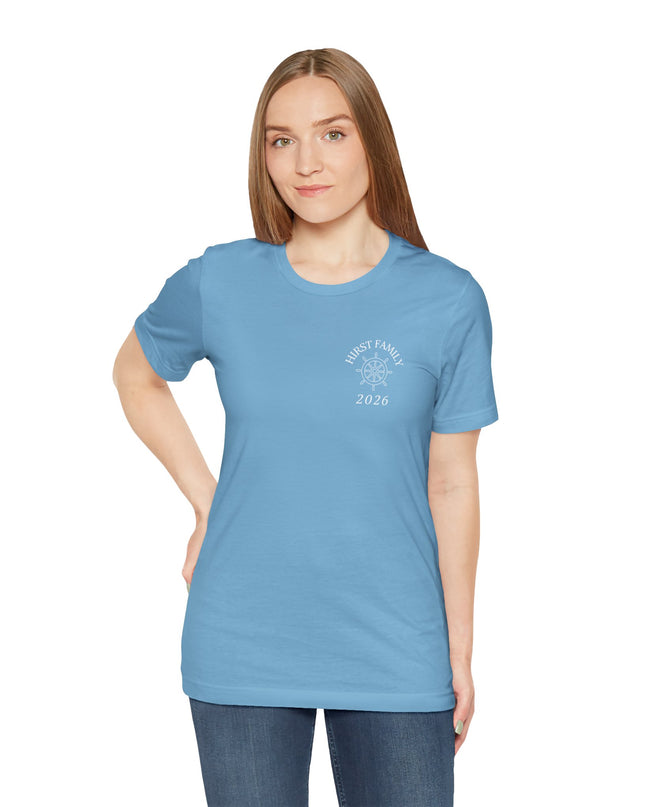 "Hirst Family" (Ink both sides) Unisex Jersey Short Sleeve Tee