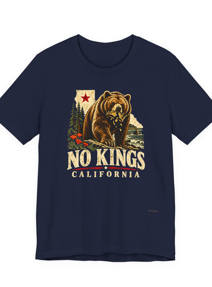 "No Kings California" Unisex Jersey Short Sleeve Tee