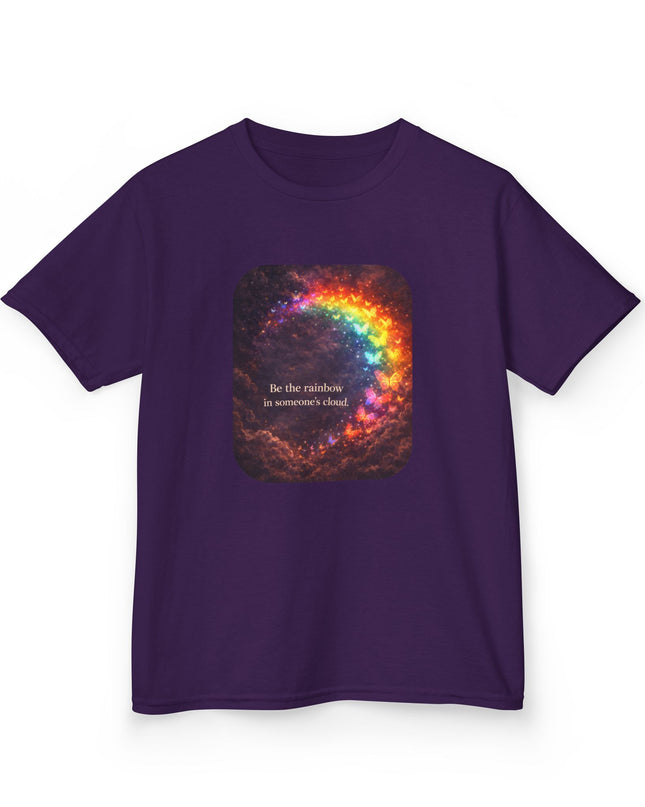 "Be the Rainbow in Someone's Cloud" Kids Heavy Cotton Tee