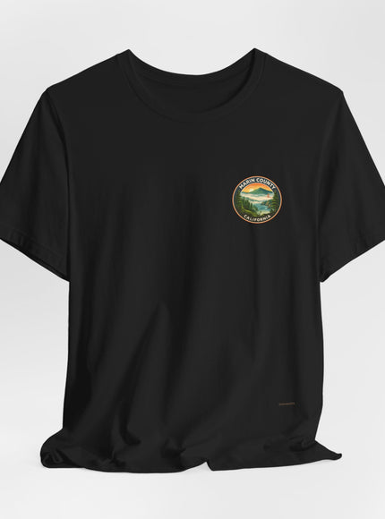 "Marin County - Above the Fog - No Text" (2-sided) Unisex Jersey Short Sleeve Tee