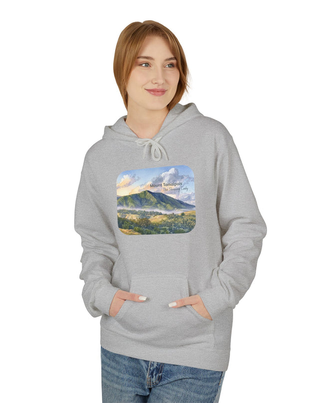 "Mount Tamalpais, the Sleeping Lady" Unisex Midweight Softstyle Fleece Hoodie