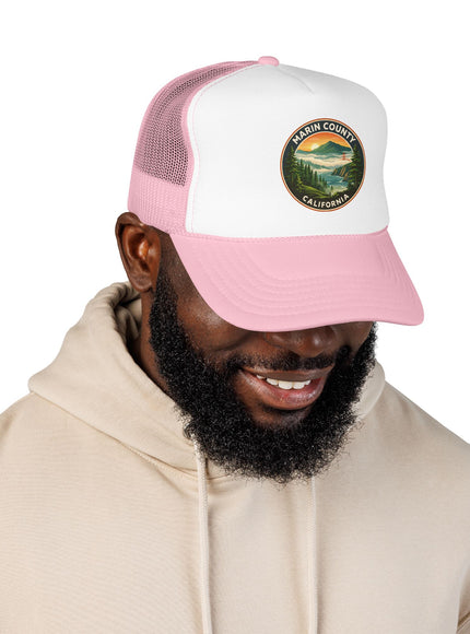 "Marin County, Above the Fog" Foam Trucker Hat