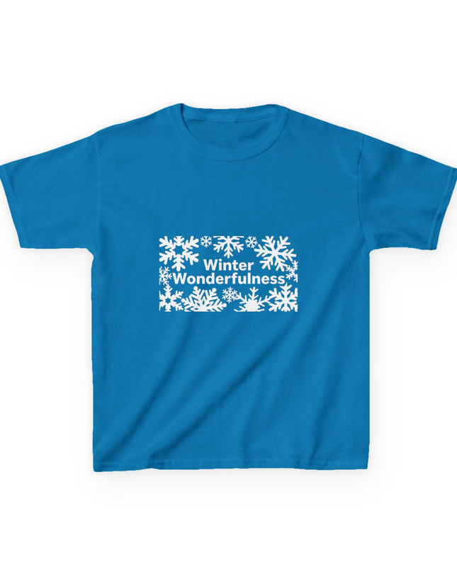 "Winter Wonderfulness" Kids Heavy Cotton Tee