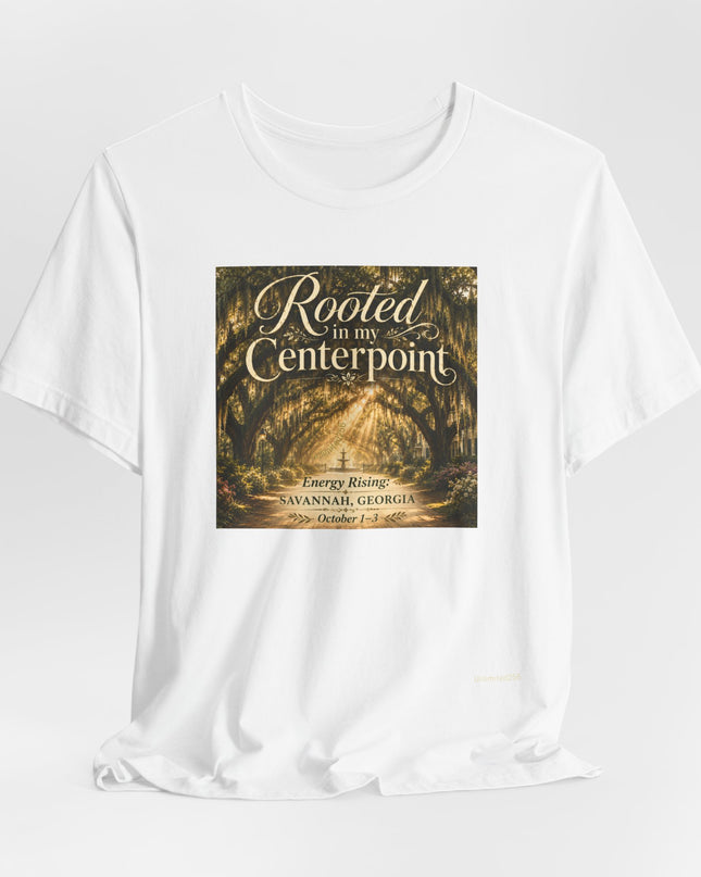 "Rooted in my Centerpoint" Unisex Jersey Short Sleeve Tee