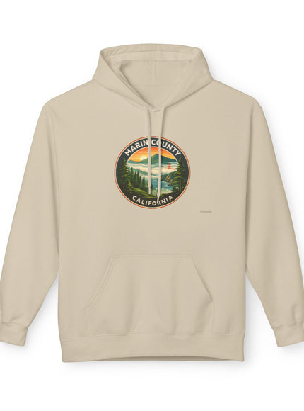 "Marin County, Above the Fog - no text" Unisex Midweight Softstyle Fleece Hoodie