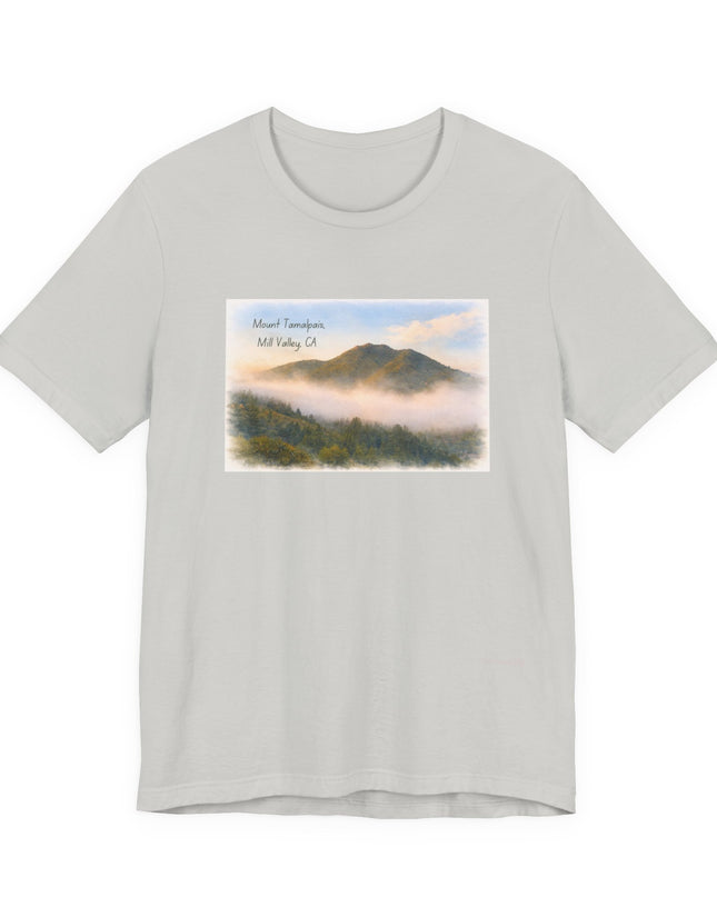 "Mount Tamalpais, Mill Valley, California" Unisex Jersey Short Sleeve Tee