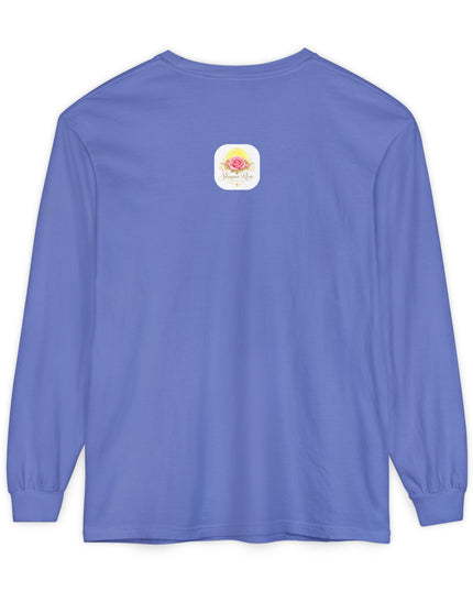 "Happy Valentine's Day" Unisex Garment-dyed Long Sleeve T-Shirt