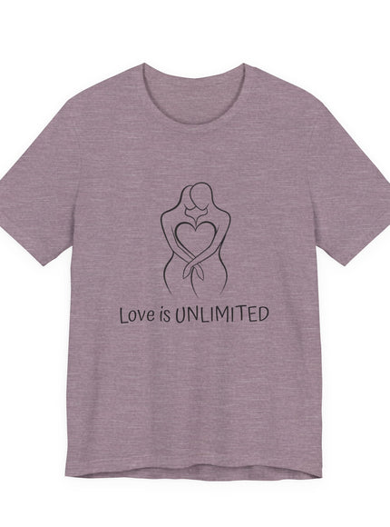 "Love is Unlimited" Unisex Jersey Short Sleeve Tee