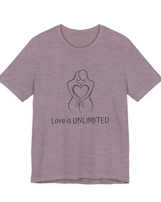 "Love is Unlimited" Unisex Jersey Short Sleeve Tee