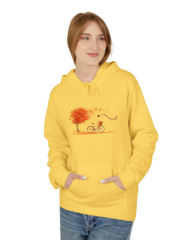 "I Love Autumn" Unisex Midweight Softstyle Fleece Hoodie