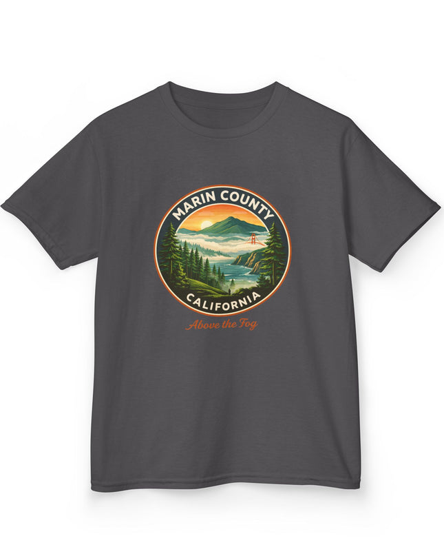 "Marin County, Above the Fog" Kids Heavy Cotton Tee