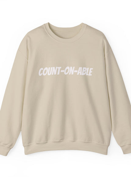 "Count-on-able" Unisex Adult Sweatshirt
