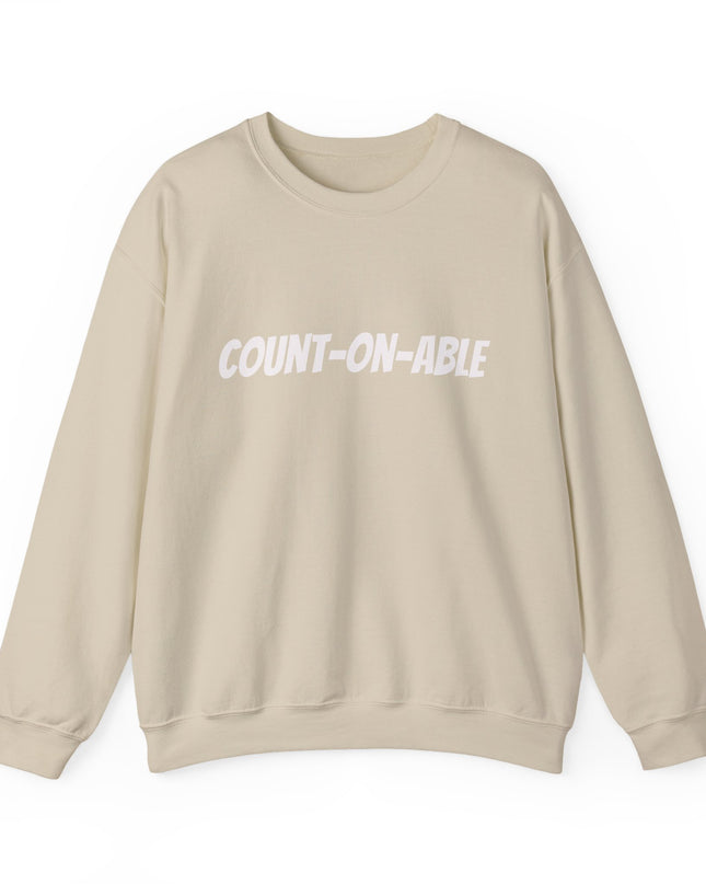"Count-on-able" Unisex Adult Sweatshirt