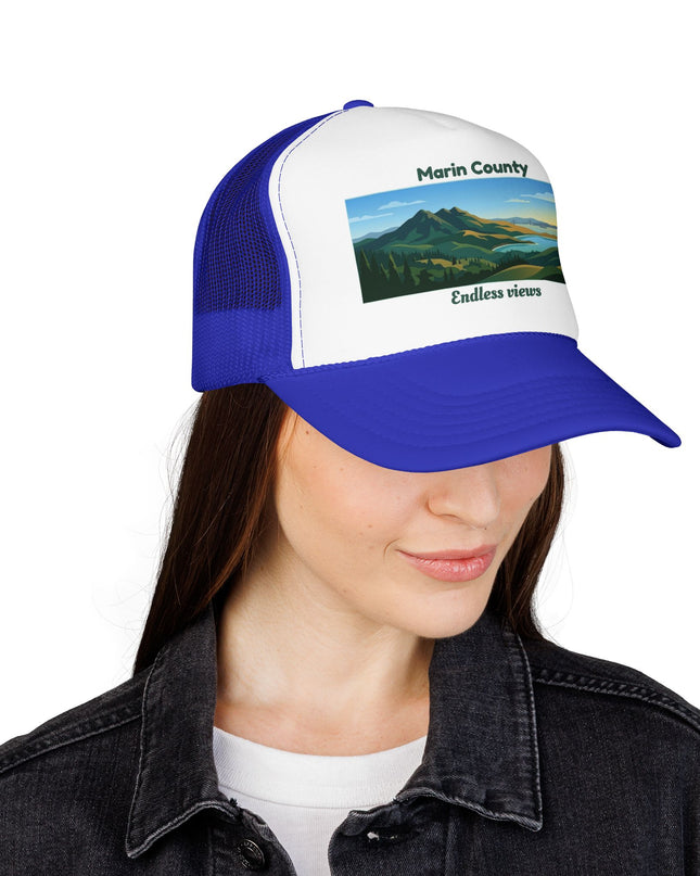 "Marin County, Endless Views" Foam Trucker Hat