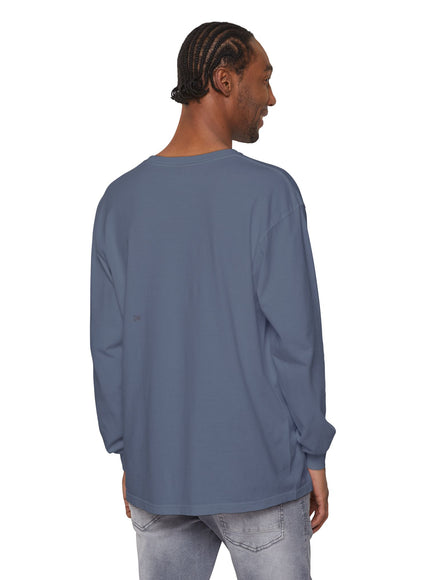 "California Poppies" Unisex Garment-dyed Long Sleeve T-Shirt