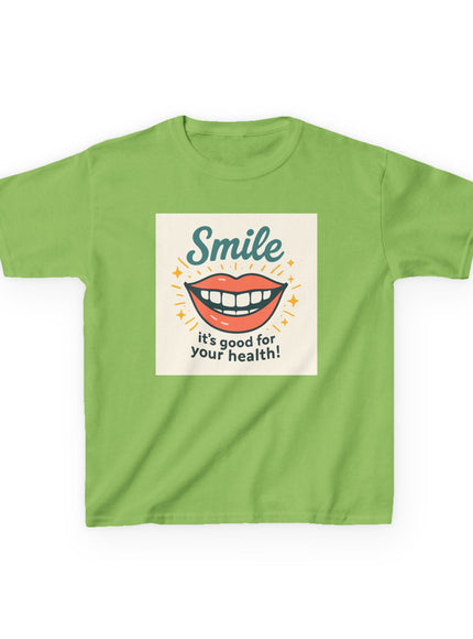 "Smile" Kids Heavy Cotton Tee